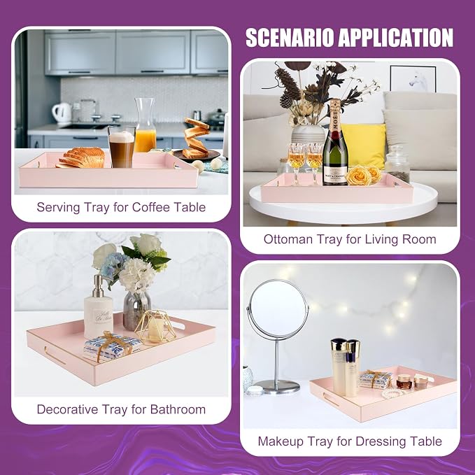 Gifturbo Pink Large Serving Tray - Image 5