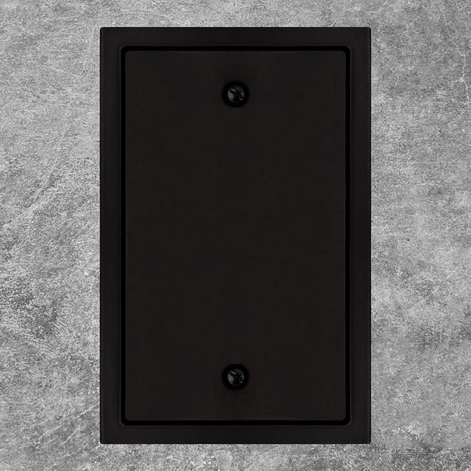 Modern Edge Switch Plate Wall Plate Outlet Cover, Durable Solid Zinc Alloy - Image 4