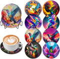 8 Pcs Humming Bird Diamond Painting Kits | Diamond Painting Kits by LGANHAPY