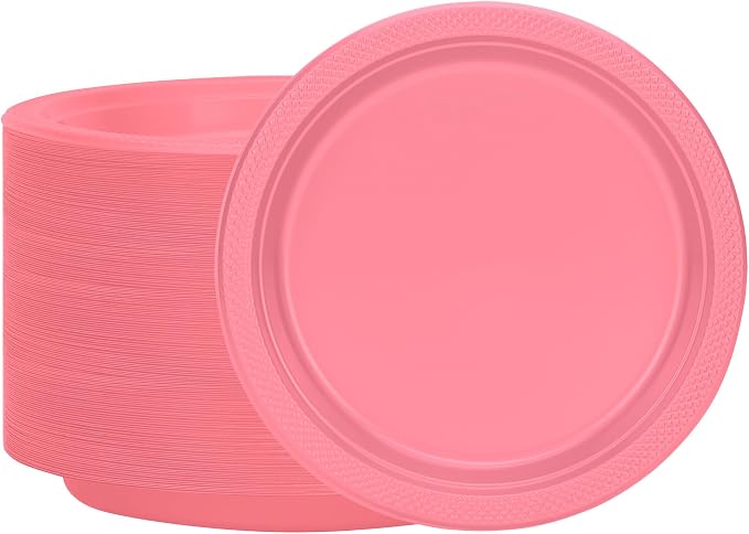 Round Plastic Dinner Plate - Image 6