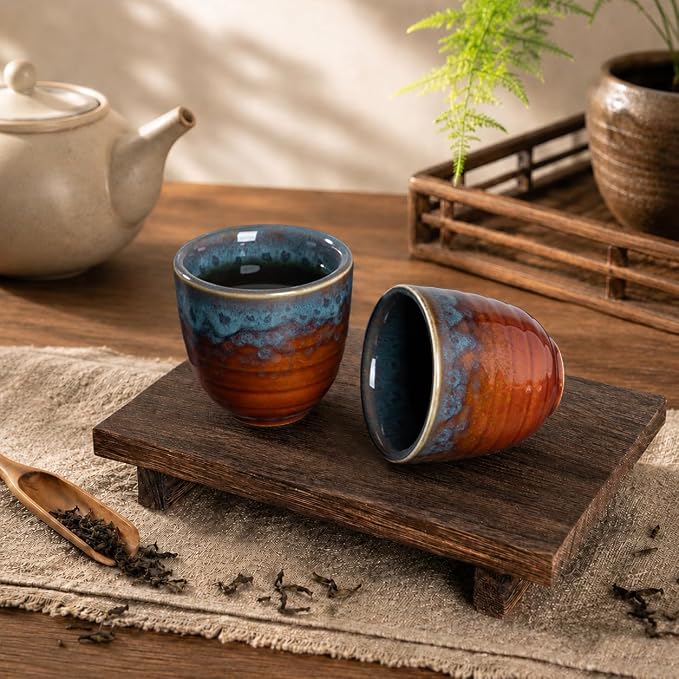 Ceramic Japanese Tea Cups, 5 oz Tea Cup, Chinese Tea Cup, Asian Teacup - Image 5