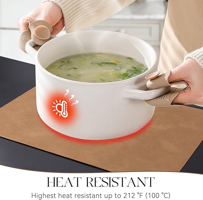 MOSAYT Vinyl Placemats Set of 8-12 X 17 Inch - Image 3