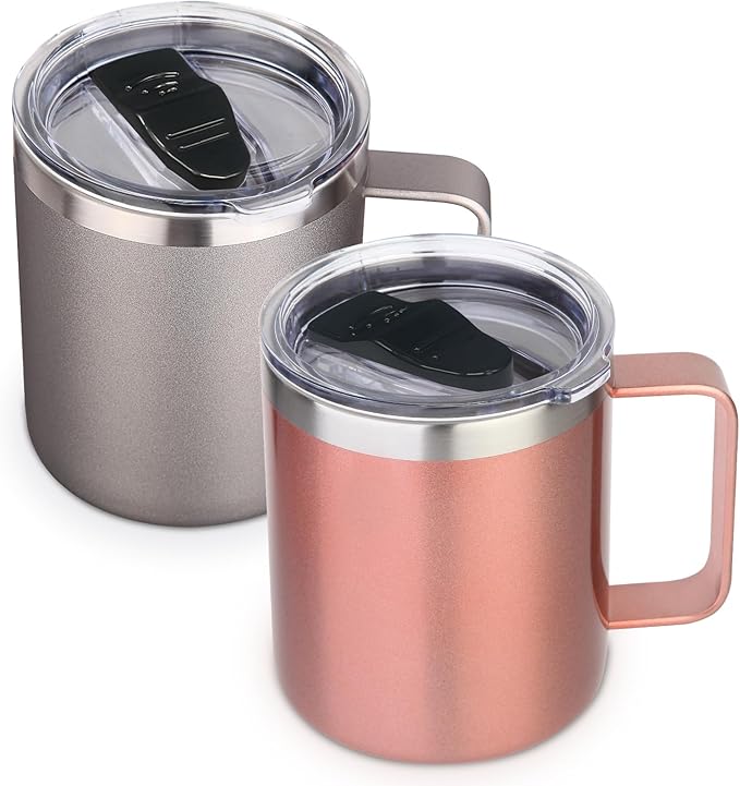 Volhoply 14oz Insulated Stainless Steel Coffee Mug by LiveFully%EF%BC%8CDrinkFreely%E2%80%94KeepGoingwithVolhoply%EF%BC%81
