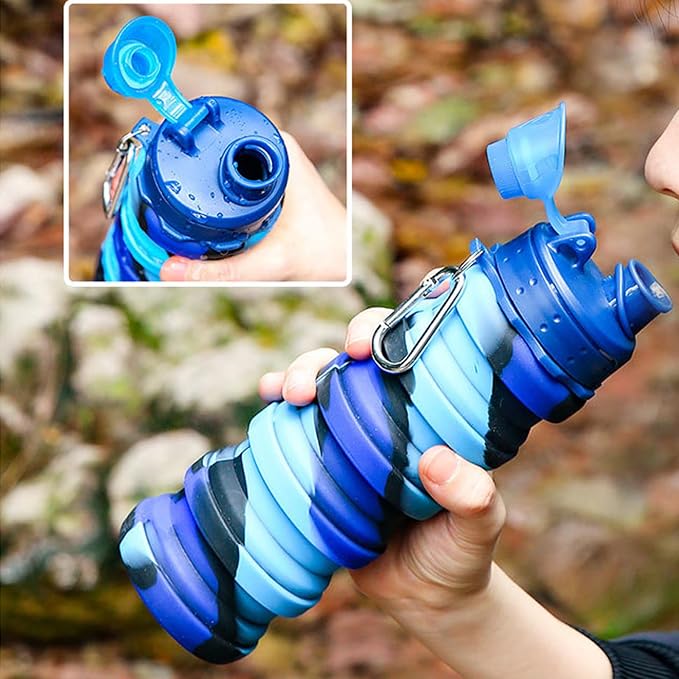 Collapsible Water Bottles Travel water bottle Sports Portable Sport Water - Image 5