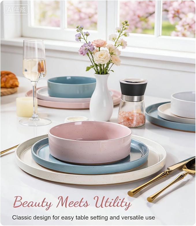 AmorArc Stoneware Dinnerware Sets - Image 6