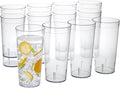 US Acrylic Cafe Plastic Reusable Tumblers, Restaurant Style, Made in USA by USAcrylic