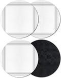 Coasters Set of 4, Modern Minimalist Stripes Pattern Absorbent Cup Coaster by Unknown
