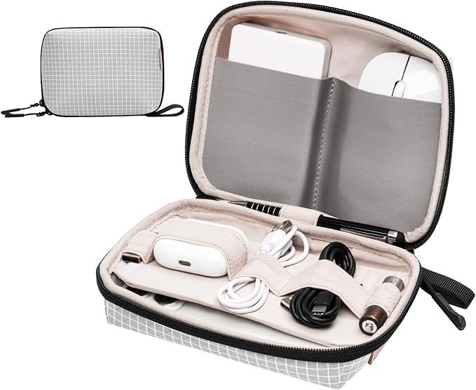 Electronics Organizer Cord Organizer Travel, Small Tech Bag by SIMTOP