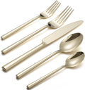 Alata Potter Champagne Gold 40-Piece Forged Silverware Set, Service by Alata