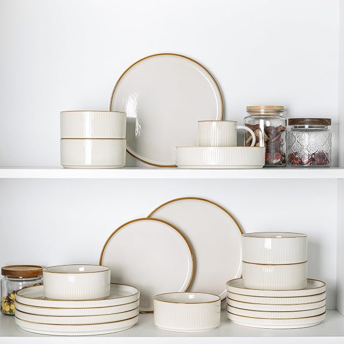 GBHOME Stoneware Dinnerware Sets - Image 7