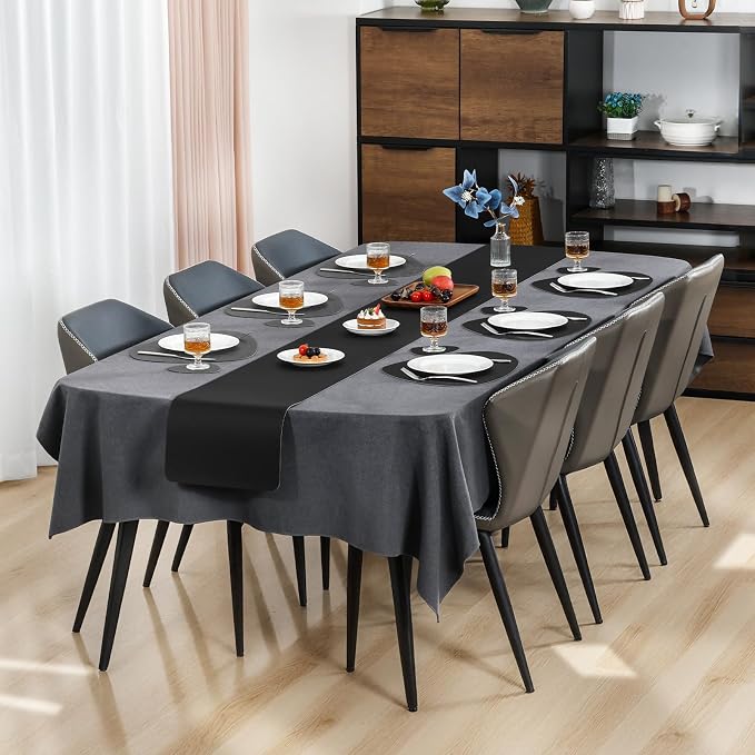 Faux Leather Placemats Set of 4, Dual Sided - Image 3