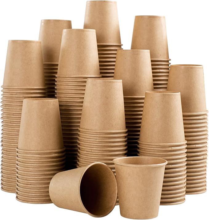 Lamosi 600 Pack 3 OZ Kraft Paper Cups, Disposable Bathroom Cups | Small by BuyNow