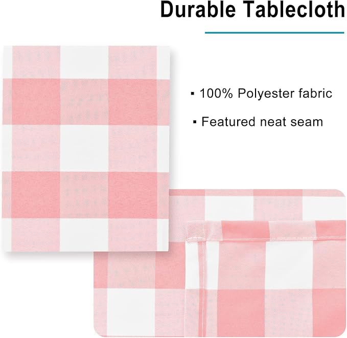 Checkered Tablecloth Rectangle - Image 4