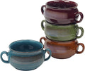 Stoneware 24oz Reactive Glaze Soup Crocks Set of 4: Perfect by CERTIFIEDINTERNATIONAL