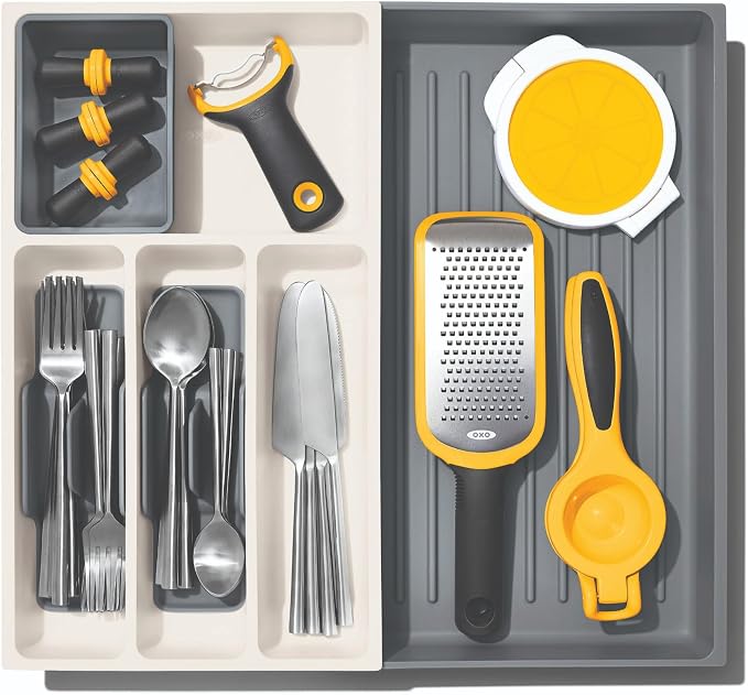 OXO Good Grips Kitchen Drawer, Expandable Utensil Organizer - Image 2