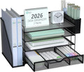 WALI Desk File Organizer, 4 Tier Desktop Paper Letter Tray Organizer by WALI