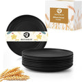 5.7 Inch Dessert Plates Set of 8, Unbreakable Wheat Straw Plate Appetizer Plates by BUSOKIP