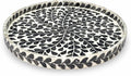 Lazy Susan Turntable 12.5 Inch, Round Wooden Spinning Tray by WovenWickerThings