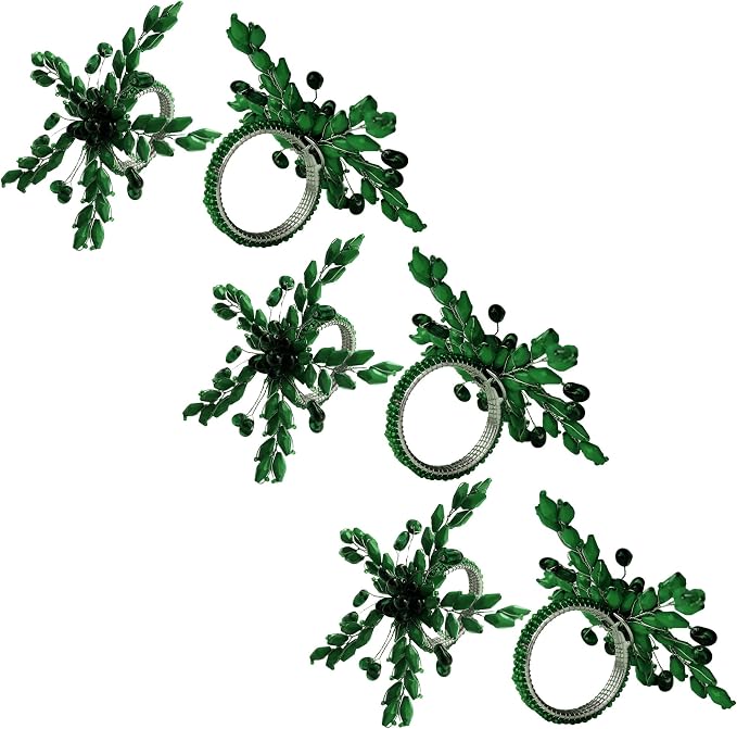 ITOS365 Napkin Rings Set of 12 for Dining Table Decoration Parties Everyday - Image 3