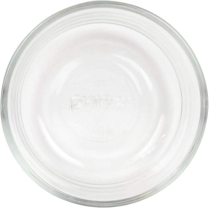 Pyrex 7202 Glass Bowl with Dark Blue Lid - Image 3