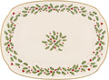 Lenox Holiday Porcelain Oblong Christmas Serving Platter | dishwasher safe | by Lenox