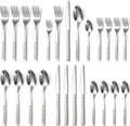 Silverware Set 20-Piece Stainless Steel Flatware Set by X-zrew