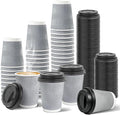 Ginkgo 100 Pack 8 oz Disposable Insulated Coffee Cups by HOME
