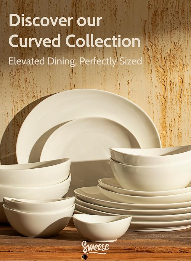 Sweese Porcelain 11 Inch Dinner Plates Set of 6 - Image 8