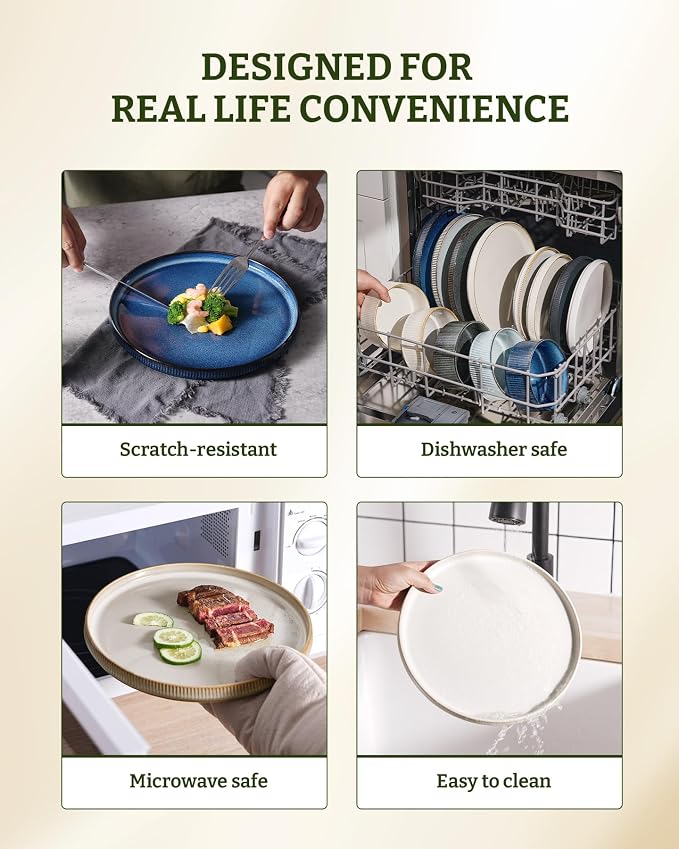 famiware Star 10/8 inches Dinner Plates Set - Image 8