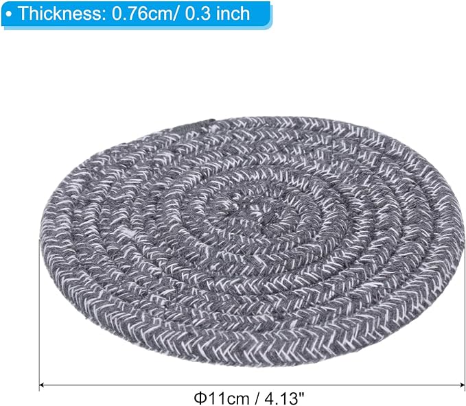 uxcell 8 Pcs Drink Coasters - Image 2