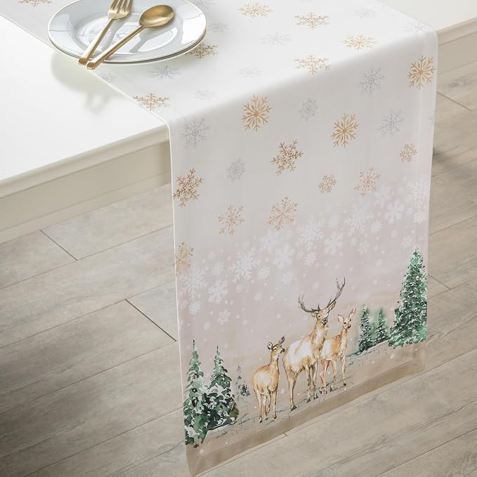 Maison d' Hermine Table Runner 100% Cotton 14.50" x 108" | Table Runners 108 - Image 9