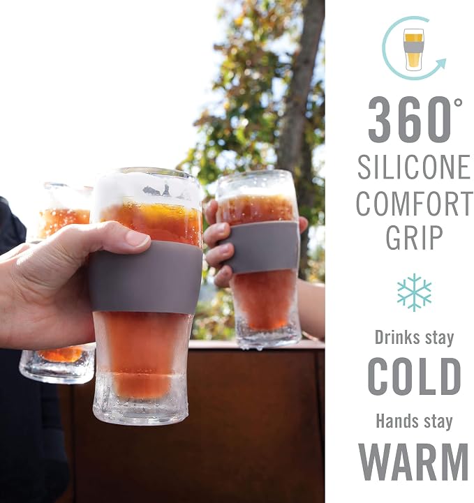 Host FREEZE Beer Glasses, Frozen Mugs, Freezable Pint Set, Keep Your Drinks Cold - Image 3