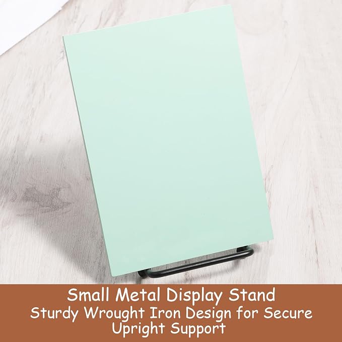 2PCS Small Display Stand, 2 Inch Small Plate Holder Display Stands Mini Metal - Image 3