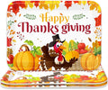 Whaline 3 Pcs Thanksgiving Day Serving Trays Turkey Pumpkin Maple Leaves by Whaline