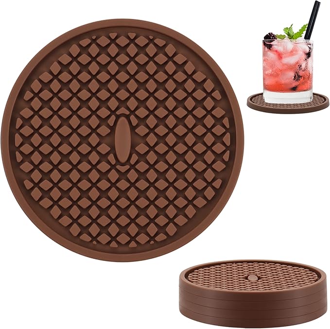 Silicone Drink Coasters by HIYALOT