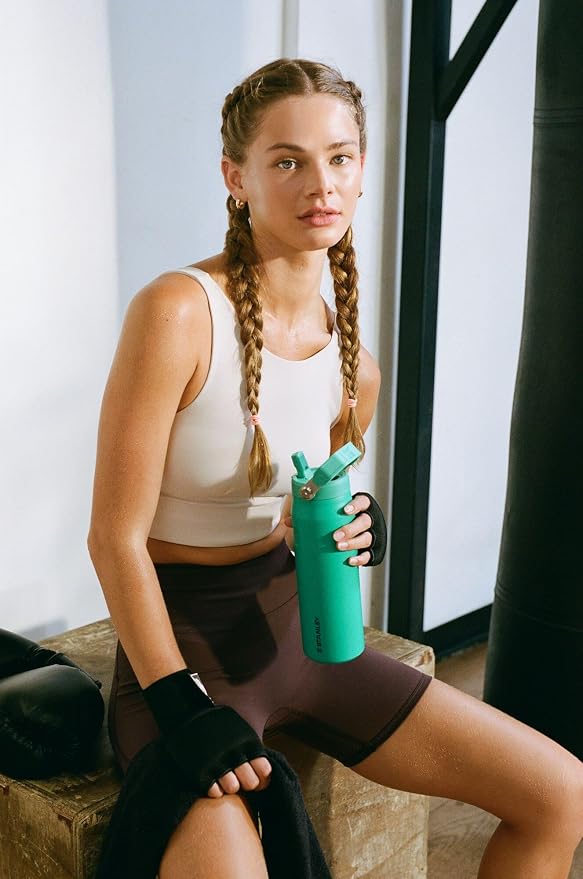 Stanley IceFlow Flip Straw 2.0 Water Bottle 16 OZ | Built-In Straw - Image 8