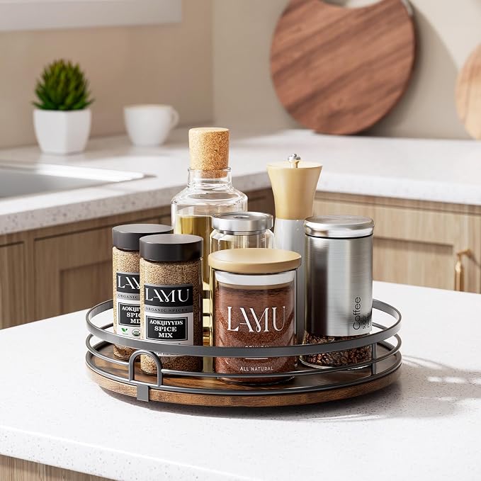 LAMU 11'' Lazy Susan Turntable Organizer - Image 7