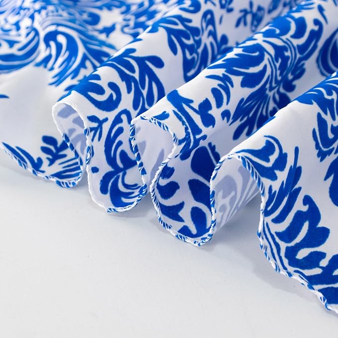 Efavormart 5 Pack Damask Flocking Taffeta Napkins - Image 7