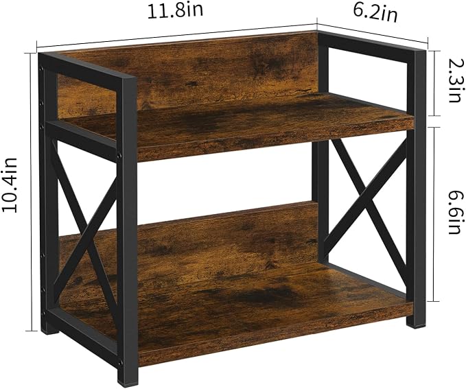 YINMIT Countertop Shelf Organizer, Coffee Bar Accessories, Spice Rack, Coffee - Image 3
