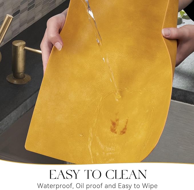 MOSAYT Vinyl Placemats Set of 8-12 X 17 Inch - Image 4