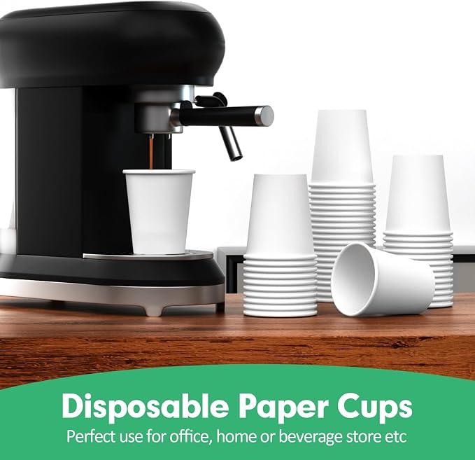 RAZCC 12 oz Paper Cups, 300 Pack 12oz Disposable Paper Coffee Cups, Coffee Cups - Image 4