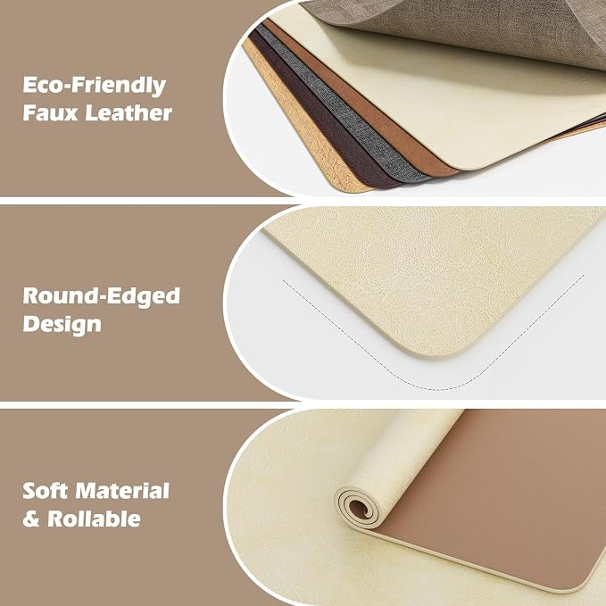Aofmee Faux Leather Placemats Set of 6 - Image 6