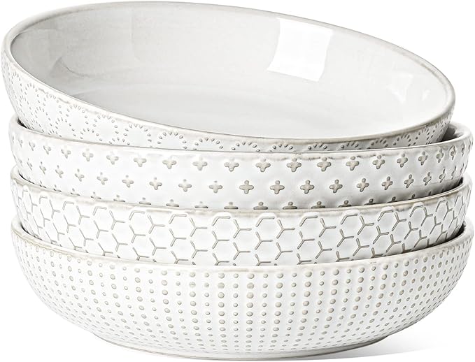 LE TAUCI Pasta Bowl 36 oz, Salad Bowl Serving Plate Bowls, Housewarming Wedding by LETAUCI