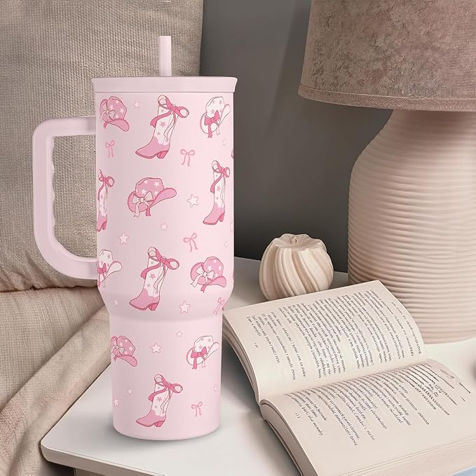 SANDJEST Cowgirl 40oz Slider Tumbler - Image 7