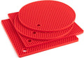 4 Pack Trivets for Hot Dishes | Hot Pads for Kitchen, Silicone Pot Holders for by Joyhalo