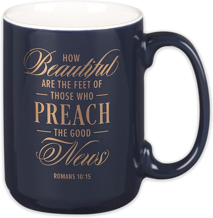 Christian Art Gifts Large Matted Ceramic Coffee & Tea Mug by ChristianArtGifts
