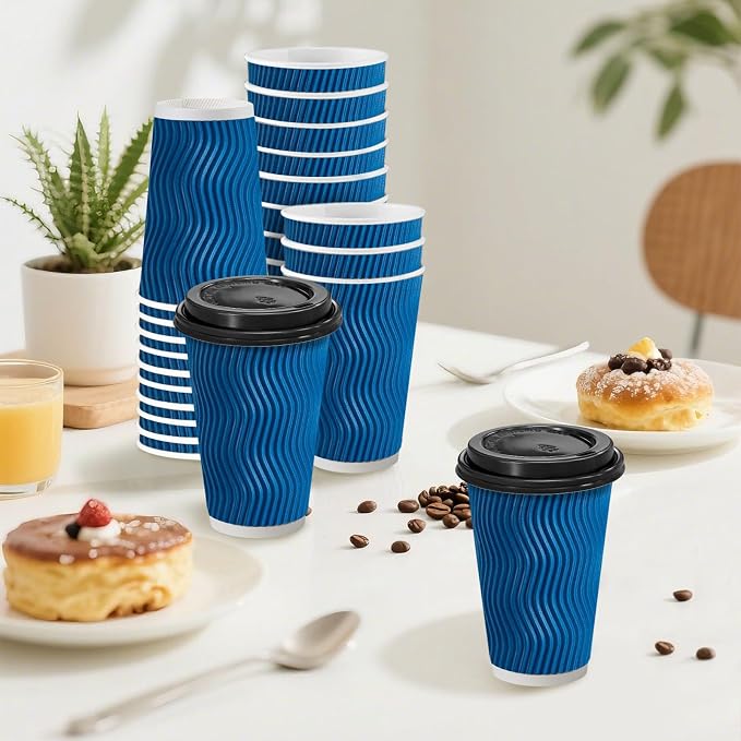 Clawsoff 100 Pack 16 oz Coffee Cups - Image 5
