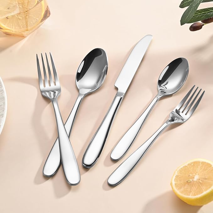 40-Piece Silverware Set, Flatware Set - Image 4