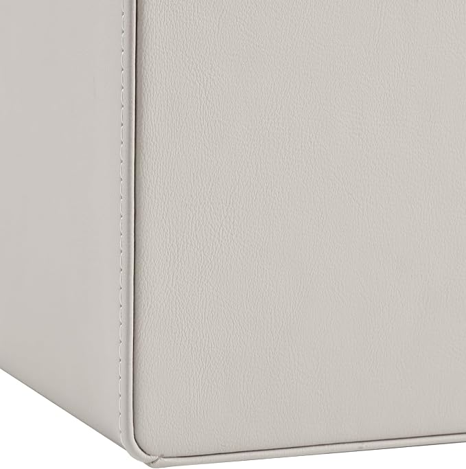 PU Leather Desk Organizer, Remote Control Holder, Dark Beige | Luxury - Image 8