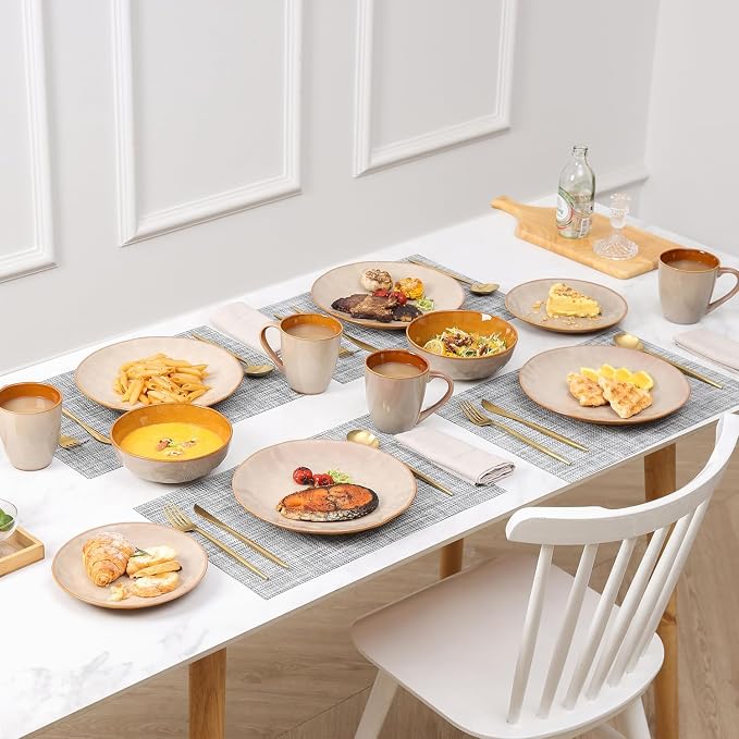 vicrays Ceramic Salad Bowls Set - Image 6